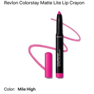 “MILE HIGH” Revlon Colorstay Matte Lite Lip Crayon, 007